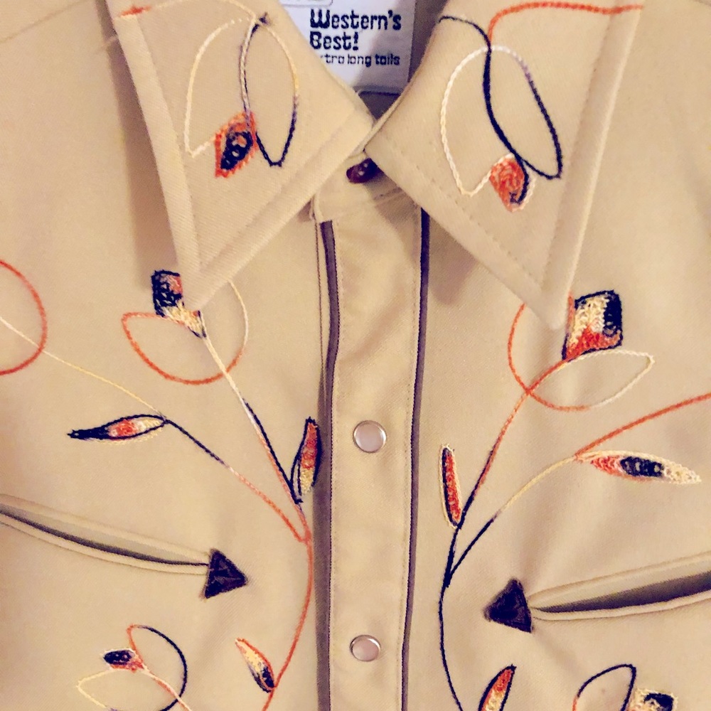 Vintage MWG Pearl Snap Western Shirt